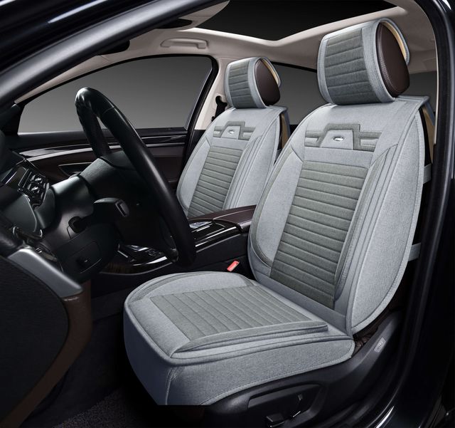 Чехлы-накидки универсальные формованные PSV 2D PREMIUM PSV Krokus 2 FRONT, цвет Серый. Артикул 130538