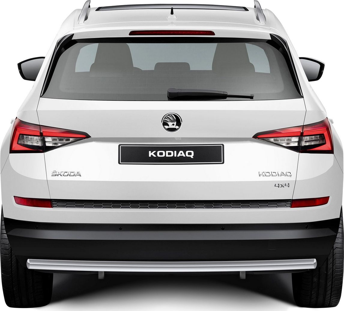 Защита Rival заднего бампера d57 для Skoda Kodiaq 2017-2026. Артикул R.5101.004