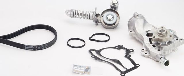 Комплект поликлинового ремня (с водяным насосом) OPEL  CORSA E ContiTech. Артикул 5PK1207WP2