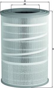 Воздушный фильтр Mahle для Volvo 940 1990-1995. Артикул LX 2068