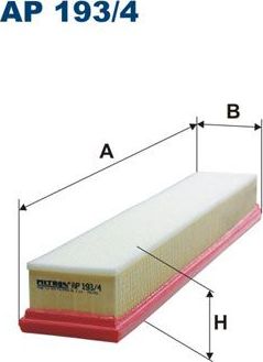 Воздушный фильтр Filtron для Jaguar X-Type I 2003-2009. Артикул AP 193/4