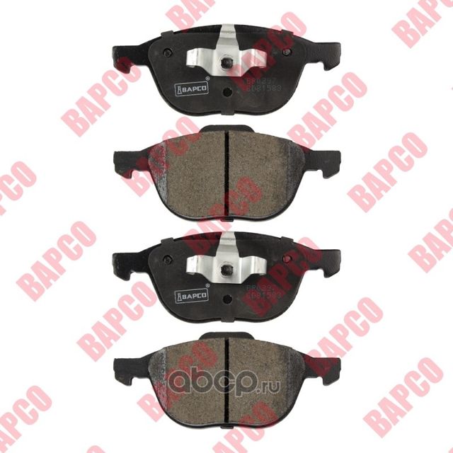 Колодки тормозные дисковые пер. FORD C-MAX 07-10, C-MAX II, FOCUS C-MA (Bapco) Bapco. Артикул BP0297
