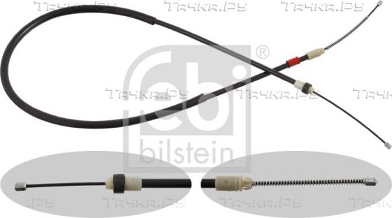Трос ручника (тросик ручного тормоза) Febi Bilstein. Артикул 29363
