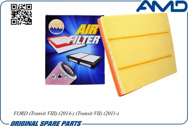 Фильтр воздушный FORD Transit VIII 2014- передний привод Transit VII 2011- (AMD). Артикул AMD.FA811