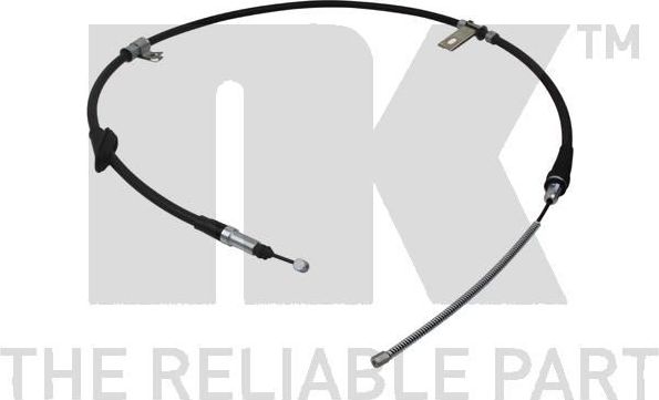Трос ручника (тросик ручного тормоза) NK правый для Land Rover Freelander I 2002-2001. Артикул 904020