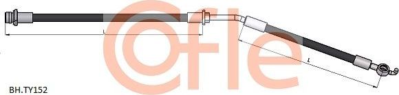 Тормозной шланг Cofle. Артикул 92.BH.TY152
