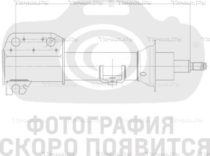 Амортизатор Miles передний для Renault Laguna I 1993-2001. Артикул DG01791
