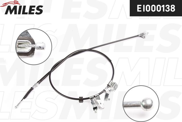 Трос ручника (тросик ручного тормоза) Miles. Артикул EI000138