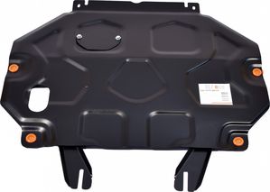 Защита Alfeco для картера и КПП Mitsubishi Outlander III (кроме V-3.0) 2012-2025. Артикул ALF.14.31