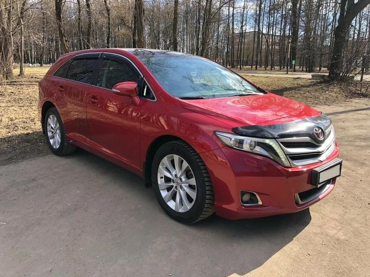 Дефлекторы V-Star для окон (с хром. молдингом) Toyota Venza 2008-2017. Артикул CHR10716