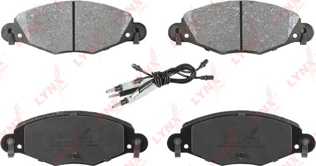 Тормозные колодки LYNXauto передние для Citroen C5 I 2001-2008. Артикул BD-2209