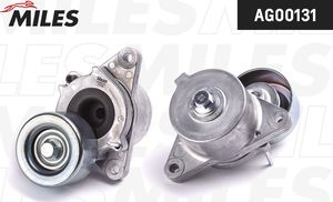 Натяжной ролик (натяжитель) приводного ремня Miles для Nissan Navara D40 2005-2015. Артикул AG00131
