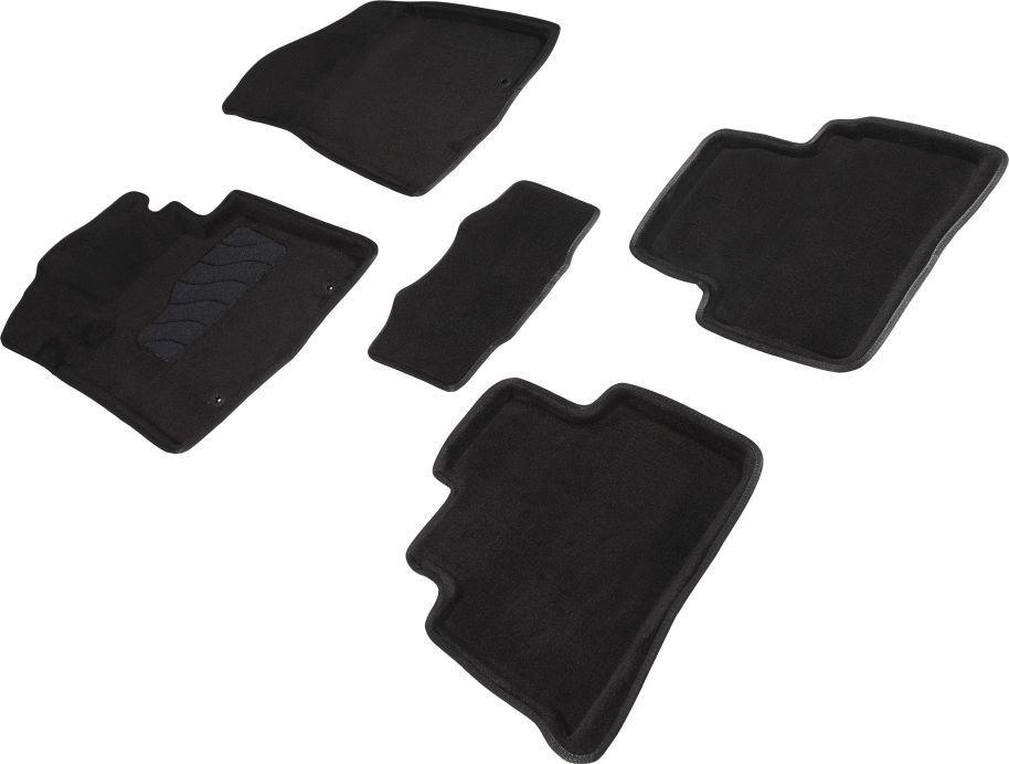 Коврики Seintex 3D ворсовые с бортиком для салона Hyundai Tucson III 2015-2026. Артикул 87314