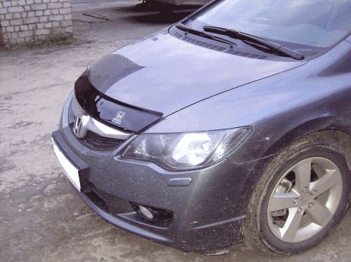 Дефлектор Vip-Tuning для капота Honda Civic VIII седан 2006-2011. Артикул HD06
