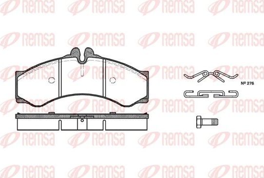 Тормозные колодки Remsa. Артикул 0614.00