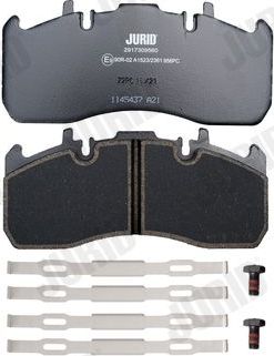 Тормозные колодки Jurid. Артикул 2917309560