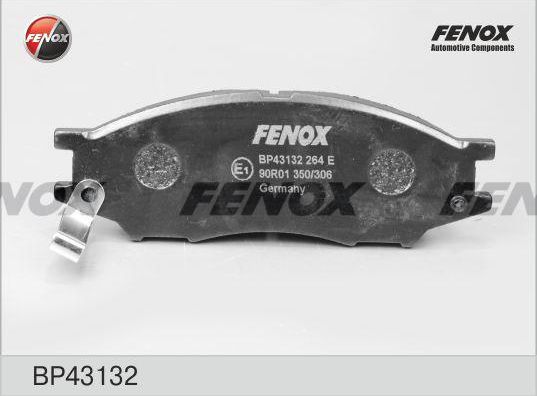 Тормозные колодки Fenox передние для Nissan Almera Classic I 2006-2013. Артикул BP43132