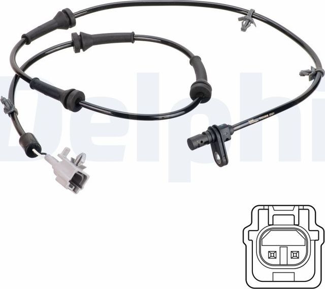 Датчик ABS Delphi. Артикул SS20806