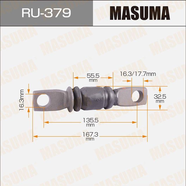 Сайлентблок переднего рычага подвески Masuma правый/левый нижний для Lexus ES III 2001-2006. Артикул RU-379
