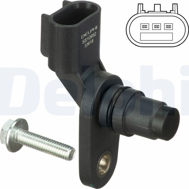 Датчик положения распредвала Delphi для Saab 9-3 II 2008-2015. Артикул SS10952