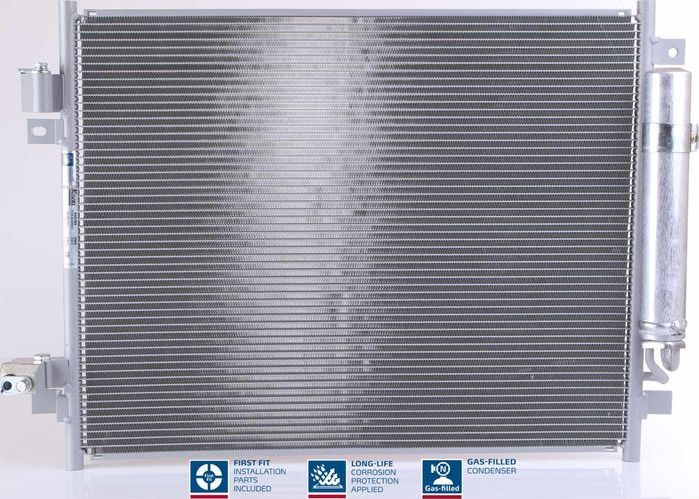 Радиатор кондиционера (конденсатор) Nissens (алюминий). Артикул 940789