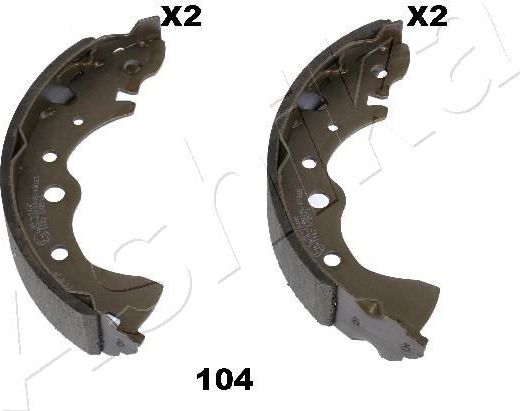 Тормозные колодки ASHIKA. Артикул 55-01-104