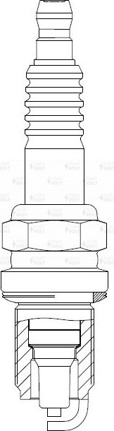 Свеча зажигания StartVOLT для Aston Martin DB7 I 1996-2003. Артикул VSP 2006