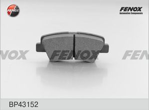 Тормозные колодки Fenox задние для Toyota Auris II 2012-2018. Артикул BP43152