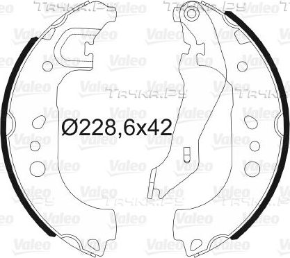 Тормозные колодки Valeo задние для SEAT Toledo IV 2012-2019. Артикул 564192