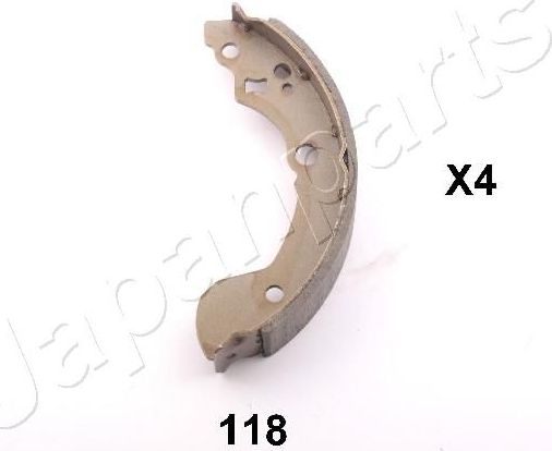 Тормозные колодки Japanparts задние для Nissan Primera P11 1996-2002. Артикул GF-118AF