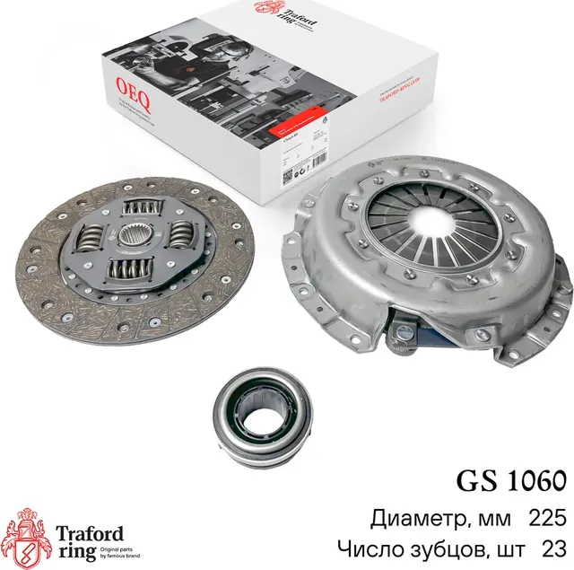 Сцепление в сборе Mitsubishi L200 (96-)/GW Hover H3(10-)/H5(11-) 2.5D (кмпл. с м (Traford Ring). Артикул GS1060