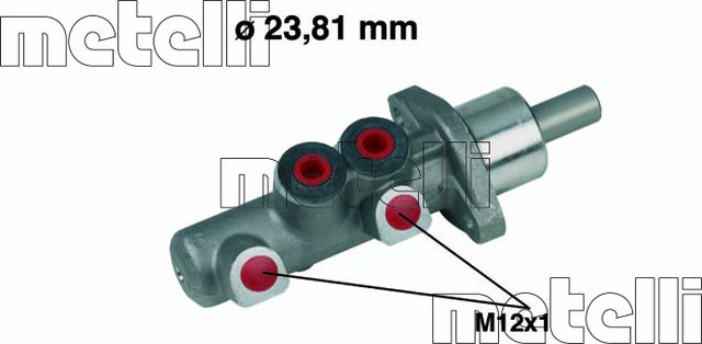 Тормозной цилиндр главный Metelli для Audi A6 I (C4) 1994-1997. Артикул 05-0367