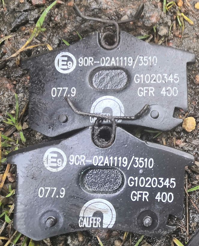 Тормозные колодки Galfer. Артикул B1.G102-0345.2