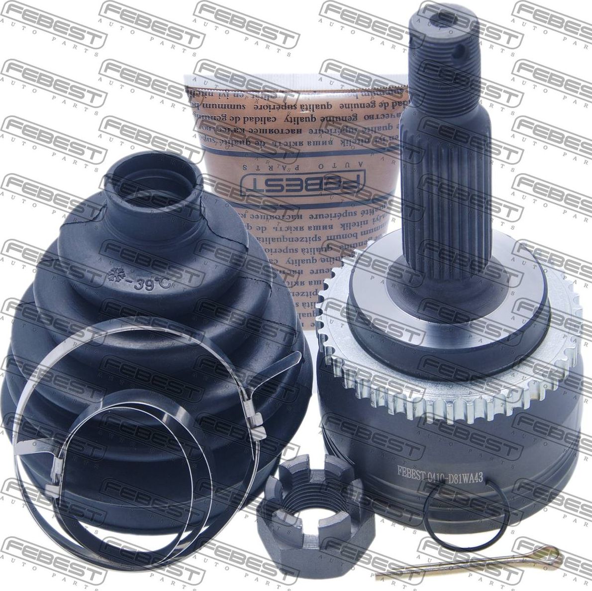 Шрус наружный (граната) Febest. Артикул 0410-D81WA43