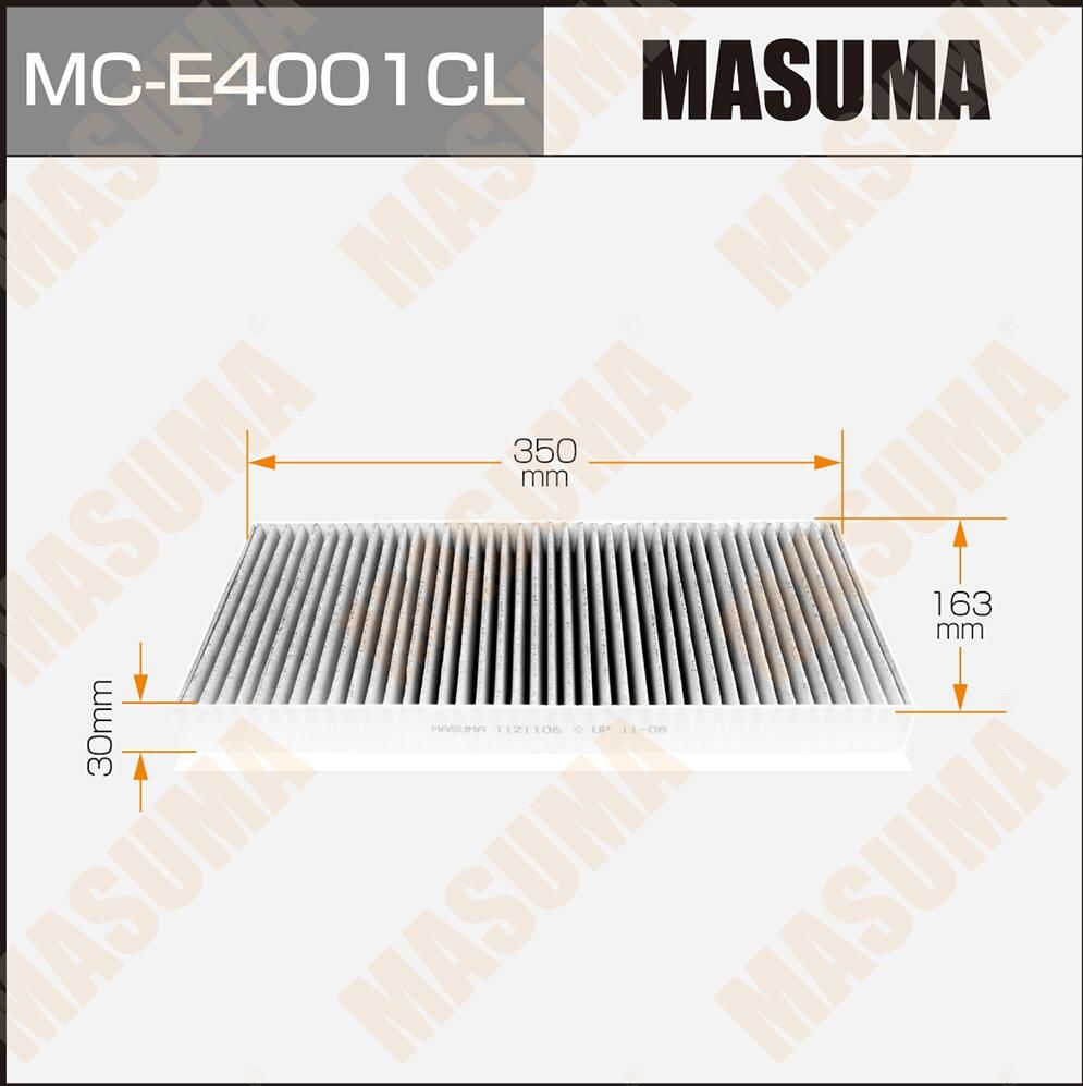 Фильтр салона (Masuma). Артикул MC-E4001CL