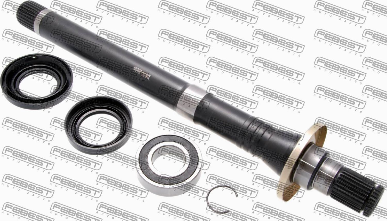 Полуось (привод в сборе, приводной вал) Febest. Артикул 1212-SFCL