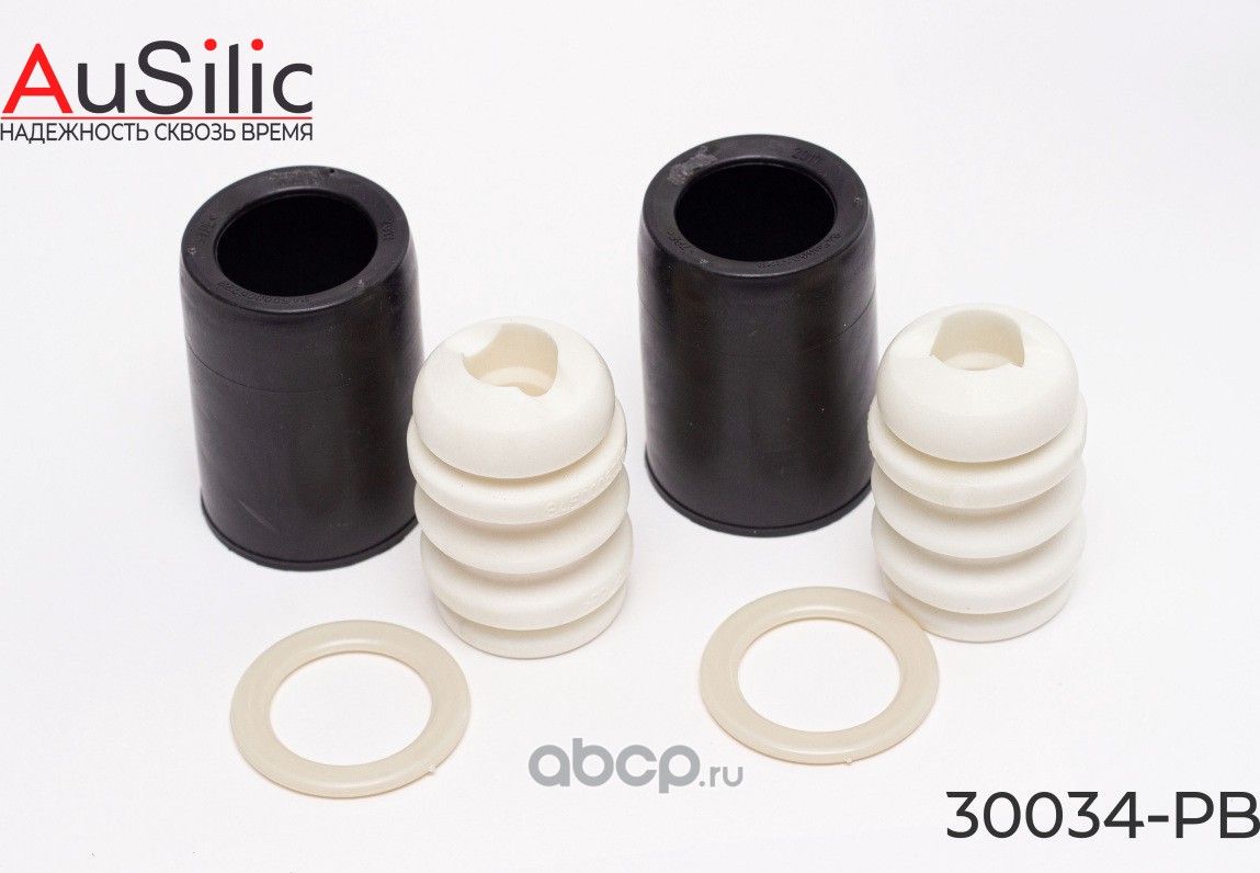 К-кт пенополиуретановых пыльник-отбойников передних амортизаторов с кольцами(Гар (Ausilic). Артикул 30034PB