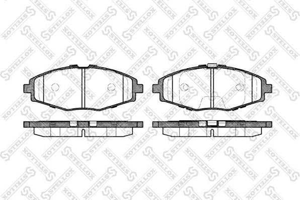 Тормозные колодки Stellox. Артикул 707 000B-SX