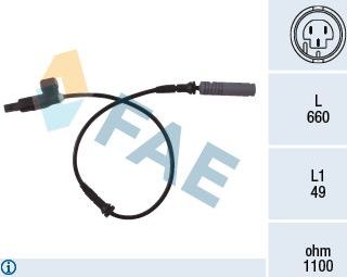 Датчик ABS FAE передний для BMW Z3 I 1995-2003. Артикул 78023