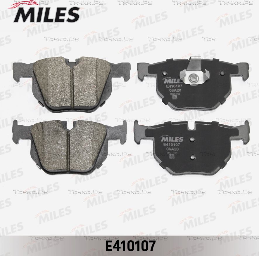 Тормозные колодки Miles (Low-Metallic) задние для BMW X6 I (E71) 2008-2014. Артикул E410107