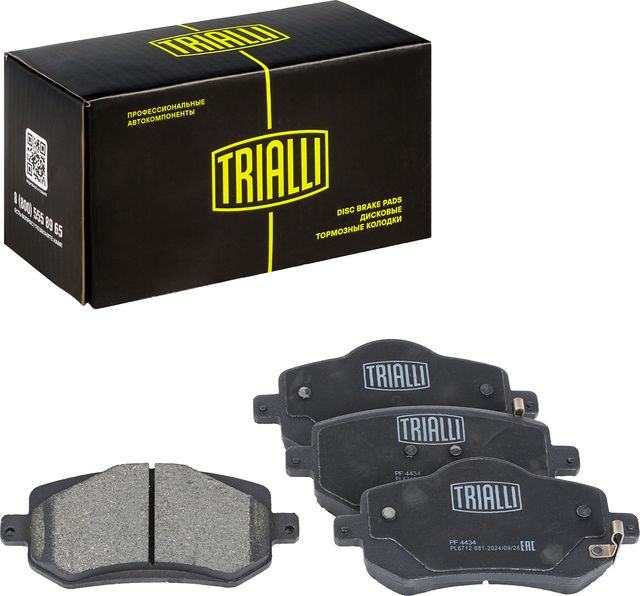 Тормозные колодки Trialli (Low-Metallic). Артикул PF 4434