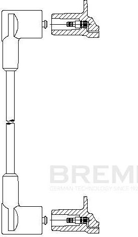 Высоковольтные провода (провода зажигания) Bremi. Артикул 677/46