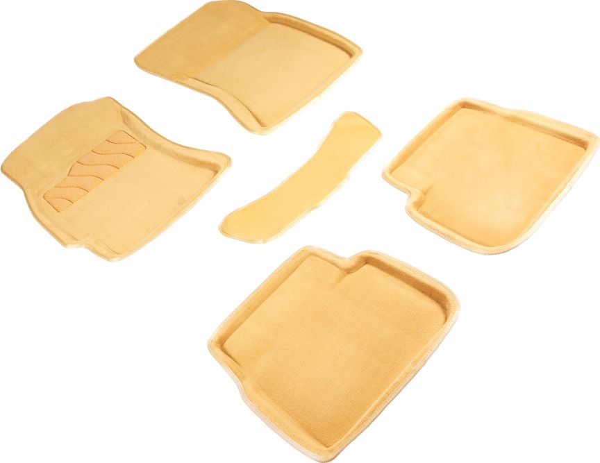 Коврики Seintex 3D ворсовые для салона Subaru Forester III 2008-2012 БЕЖЕВЫЕ. Артикул 84757