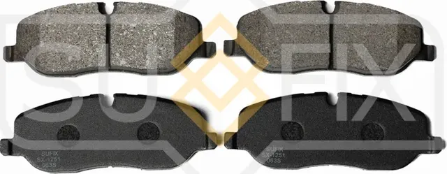 Колодки тормозные дисковые передние правые/левые LAND ROVER DISCOVERY III (L319) (Sufix). Артикул SX1251