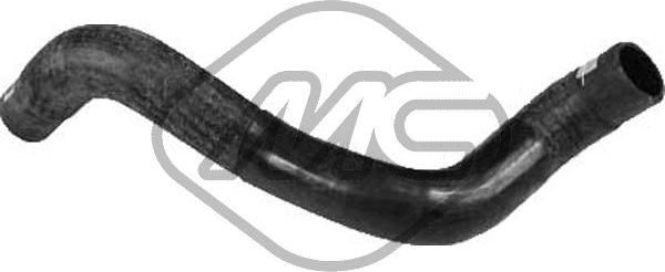 Патрубок системы охлаждения (радиатора) Metalcaucho. Артикул 09574