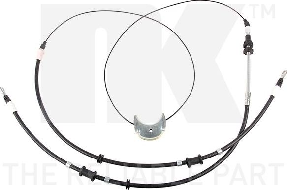 Трос ручника (тросик ручного тормоза) NK задний правый/левый для Ford Scorpio I 1991-1994. Артикул 902580