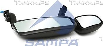 Зеркало боковое Sampa правое для Scania G 2004-2015. Артикул 042.115