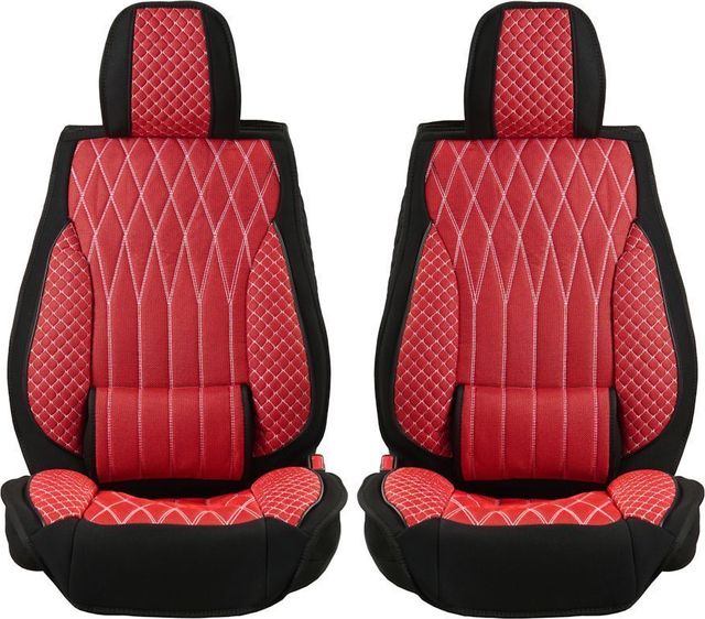 Накидки Seintex каркасные Comfort Plus на сидения, цвет Красный. Артикул 317653