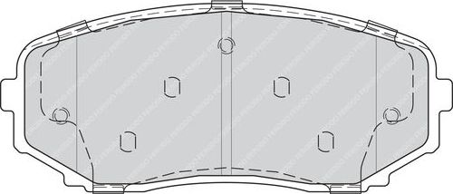 Тормозные колодки Ferodo Premier передние для Mazda CX-9 II 2016-2026. Артикул FDB4365