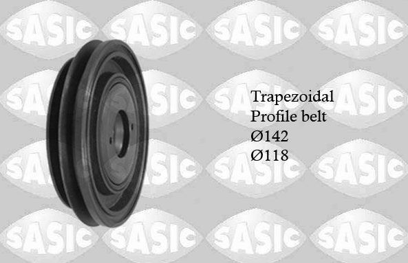 Шкив коленвала Sasic. Артикул 4000702